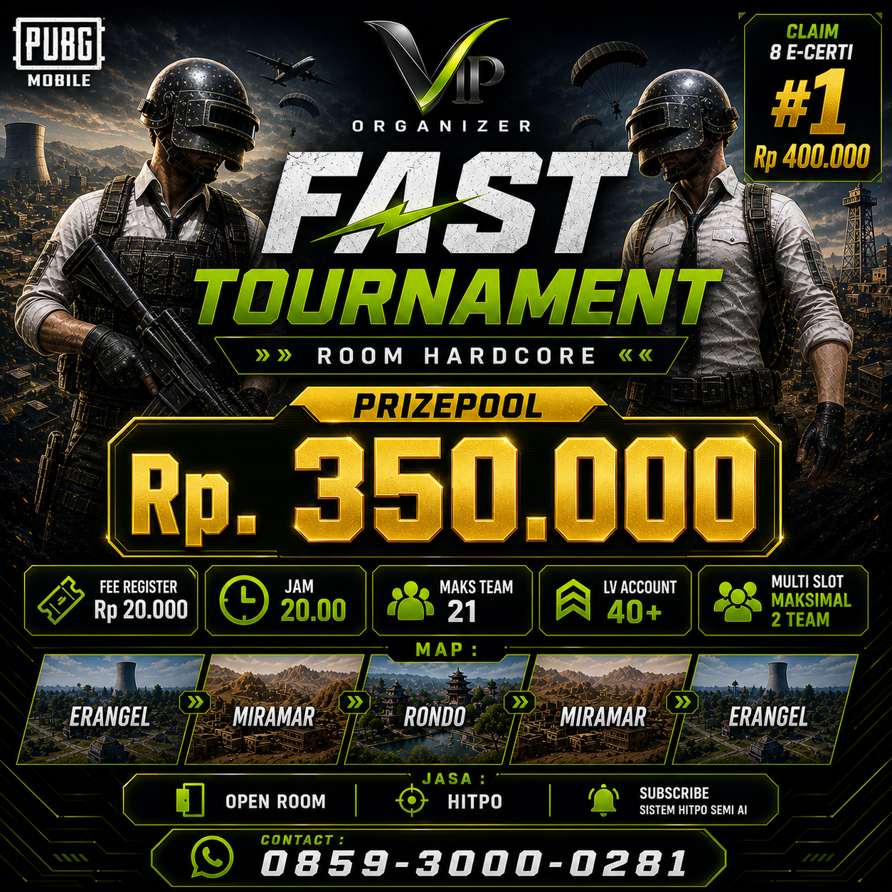 QRIS TEST TOURNEY